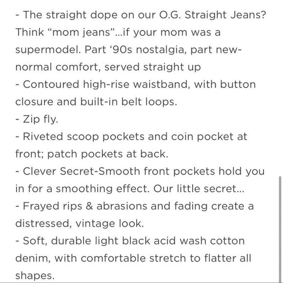 Old Navy High-Waisted O.G. Straight Ripped Black Ankle Jeans Plus Size 26 - Picture 6 of 12